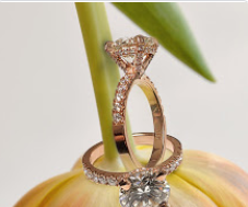 Three Unique Custom Settings for Bridal Jewellery in Rose Gold