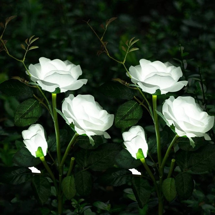 Garden Decorative Rose Solar Lights